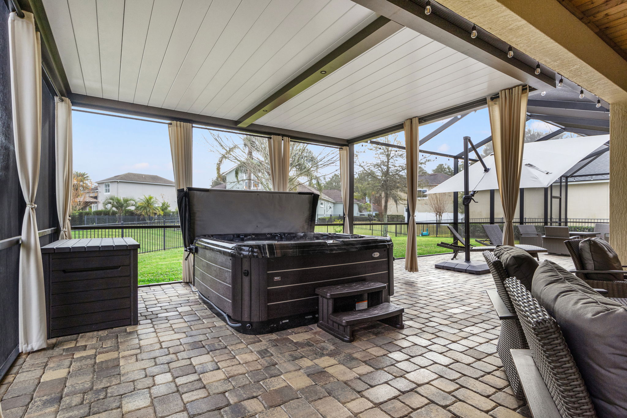 Summer Kitchen and Smart Pergola in Jacksonville Impact Enclosures